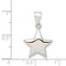 Sterling Silver Star Charm Pendant Celestial Jewelry 23mm x 16mm